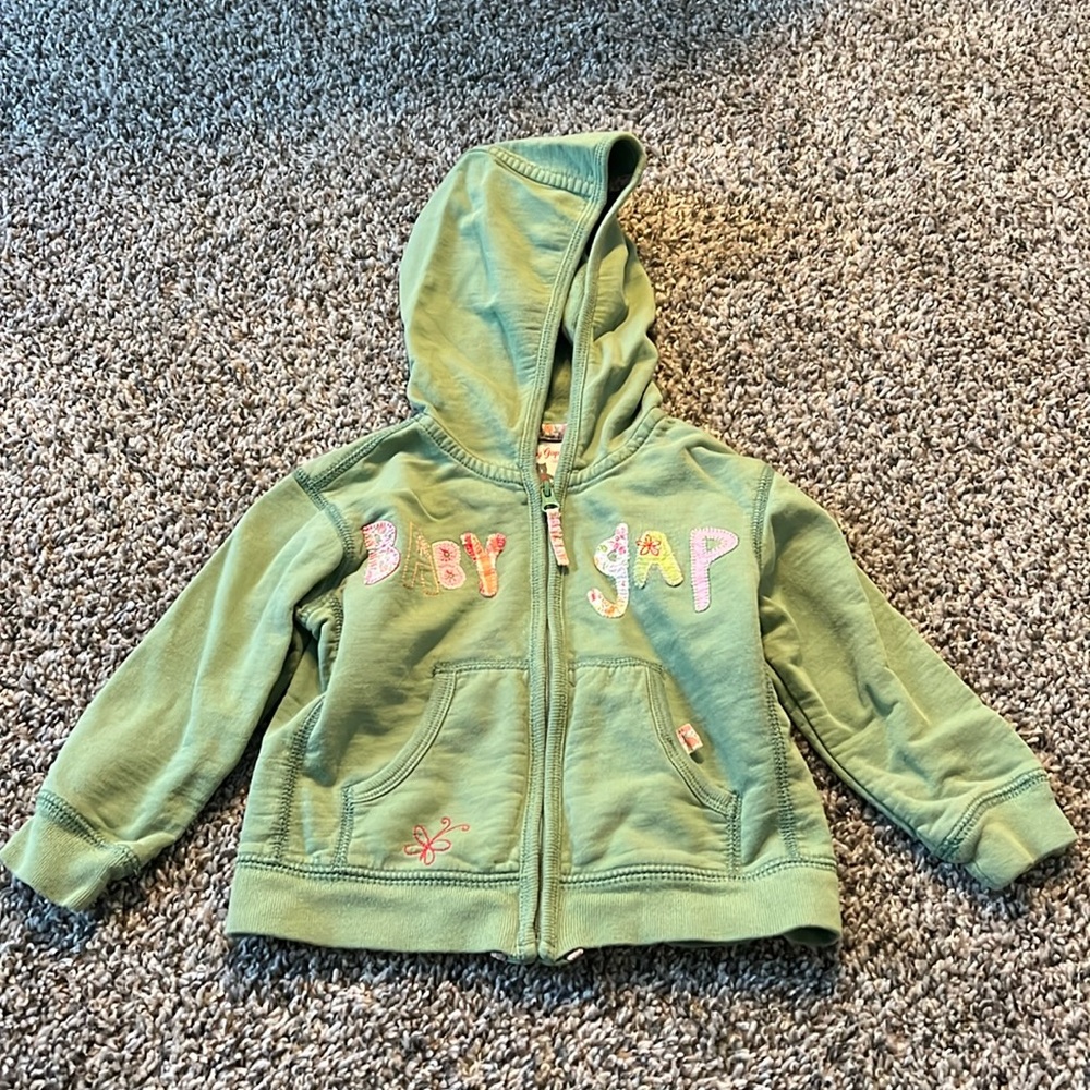 Baby Gap Hooded Zip Sweater